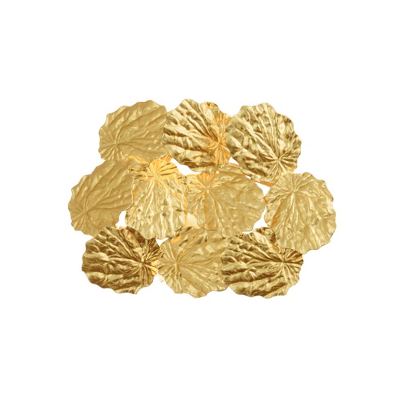 Blattform Flur -Leuchte Leuchte moderne stilvolle Aluminium 4 Lampen dunkle Kaffee/goldene Wandhalterung Licht, 16 "/17" W.