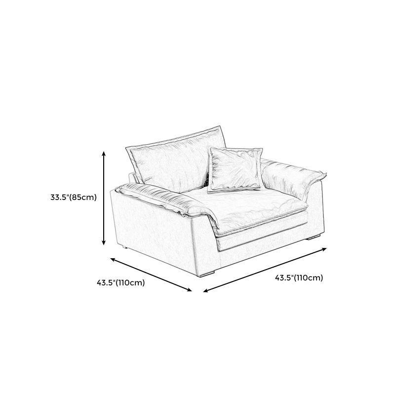 Black Faux Leather Pillow Top Arm Sofa/Sectionals with Stain-Resistant