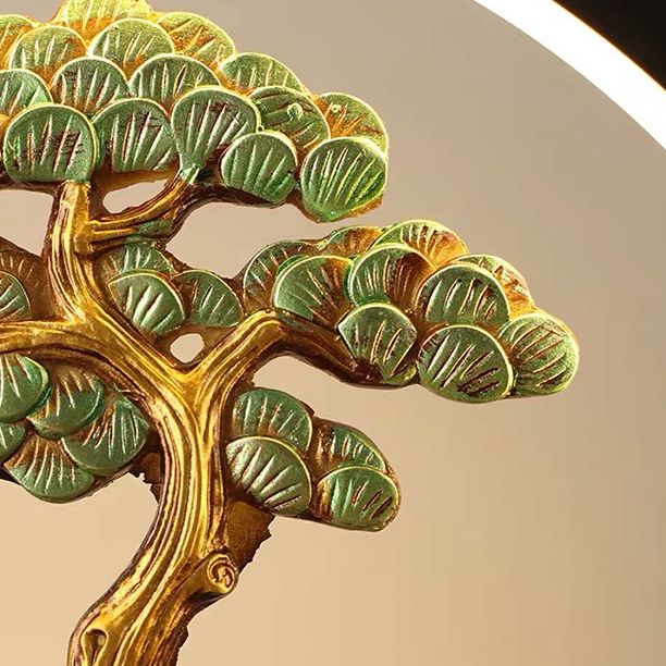 Lámpara de mesa de 1 círculo de 1 luz lámparas de mesita de noche contemporánea para dormitorio