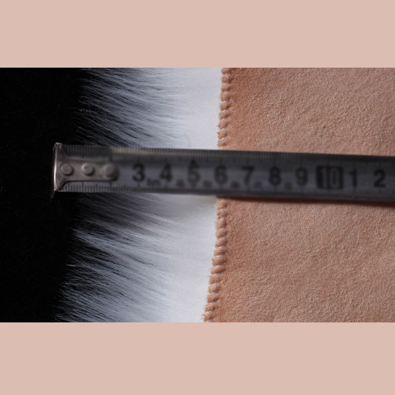 Tapis d'intérieur rond à multicolage à multicolage solide en polyester