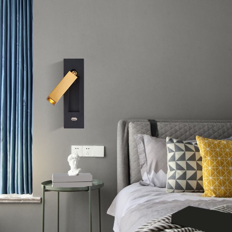 Modern Simplicity LED Wall Lamp Metal Reading Wall Light for Bedroom
