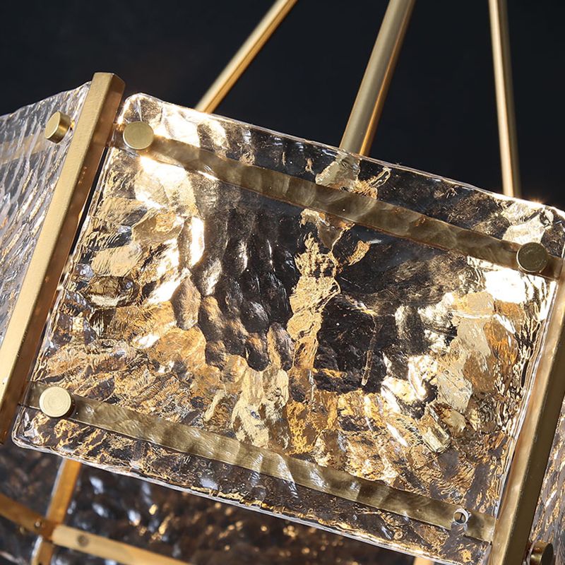 Lampade a sospensione di vetro contemporanei per candele lampadario per soggiorno