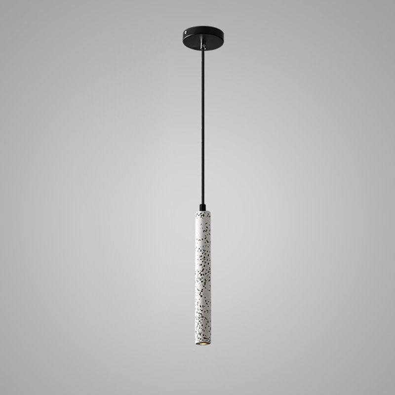 Trapezoid Stick Pendant Lighting Nordic 1 Bulb Down Light Fixture over Dining Table