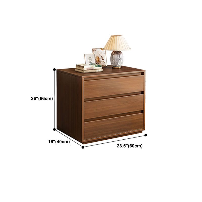 Contemporary Wooden Chest Bedroom Storage Chest with Drawers