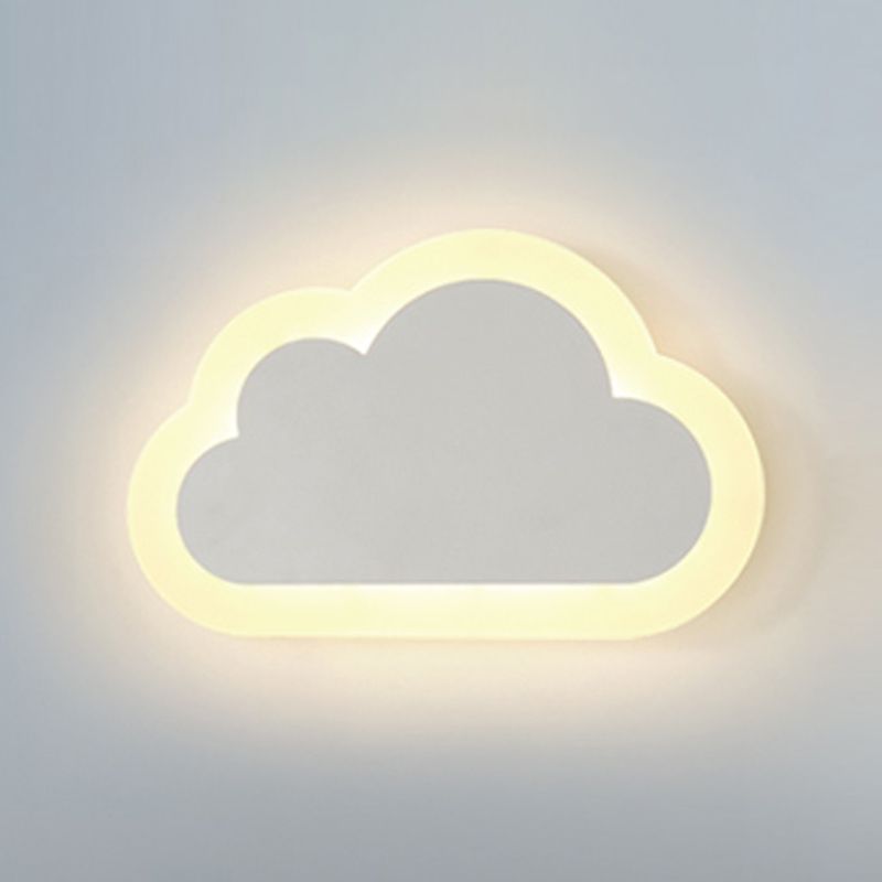 Moderner Stil Geometrischer Wandleuchten Metall Multi -Lichter Wandlampen in Weiß