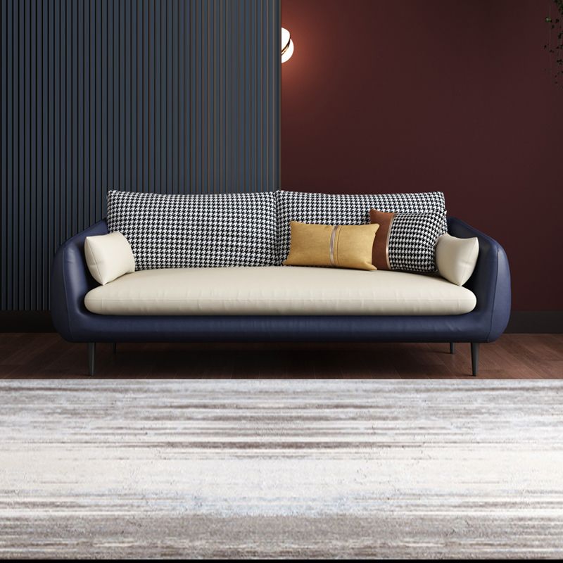 80,00 "H Black Technology Black Custine Cuscino Moderno di divano a braccio quadrato