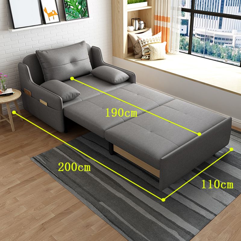 33" Wide Scandinavian Sleeper Sofa Futon Foldable Sleeper Sofa