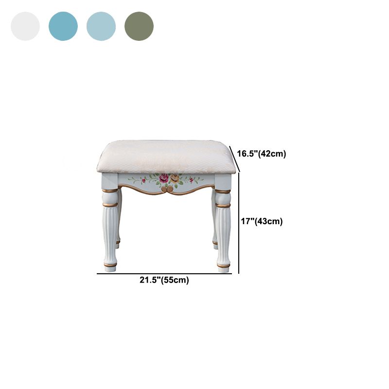 Victorian Makeup Vanity Table with Stool and Mirror Dresser With Storage Drawers
