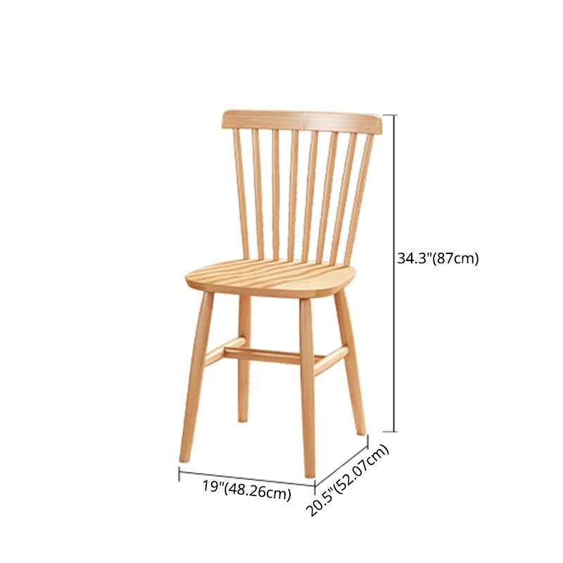 Modern Solid Wood Rectangle Shape Dining Set Khaki Standard Dining Set for Kitchen