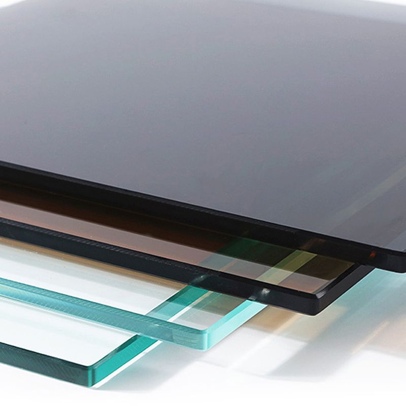 Mid-Century C  Shape Base Round GlassSide Table Luxurious Pedestal End Table