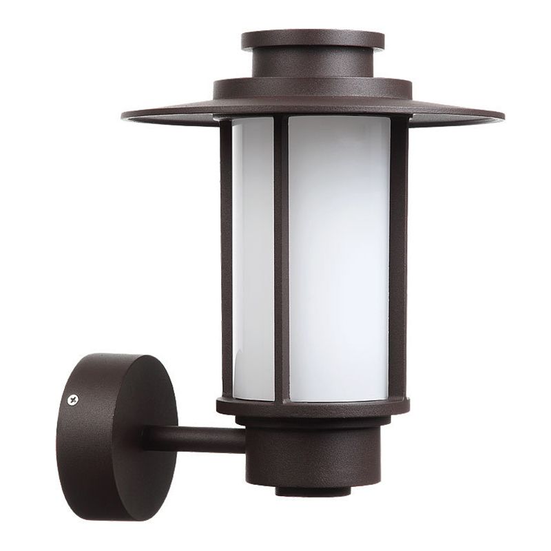 Industrial Style Outdoor Garden Wall Sconce Fixed Arm Waterproof Single Light Wall Lamp