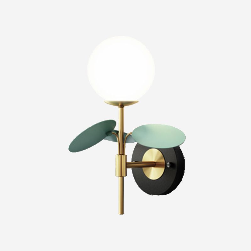 Glass Ball Wall Lighting Modern Style Multi Lights Wall Lighting Fixtures
