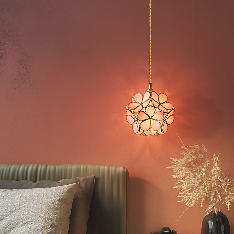 LED contemporain suspendu aux fleurs en forme de fleur