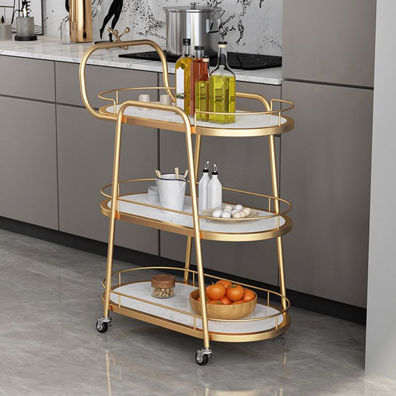 Rolling Contemporary Prep Table Metal Prep Table for Kitchen Use