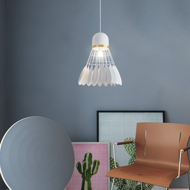 Badminton Form Metall Hanging Light Nordic Macarons 1 hängende Lichter montiert