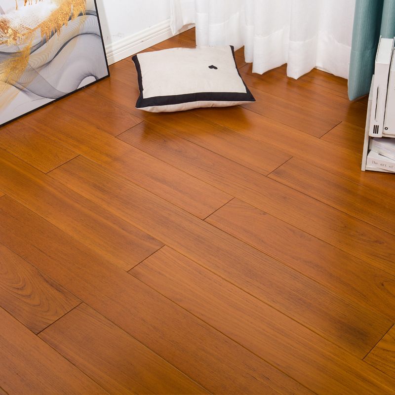 Solid Wood Flooring Water Resistant Interlocking Rectangle Plank Flooring