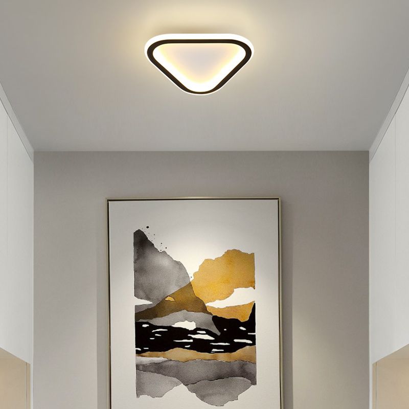 Ultra-Thin Flush Mount Ceiling Light Fixture Modern Minimalist Style Acrylic Flush Ceiling Lights