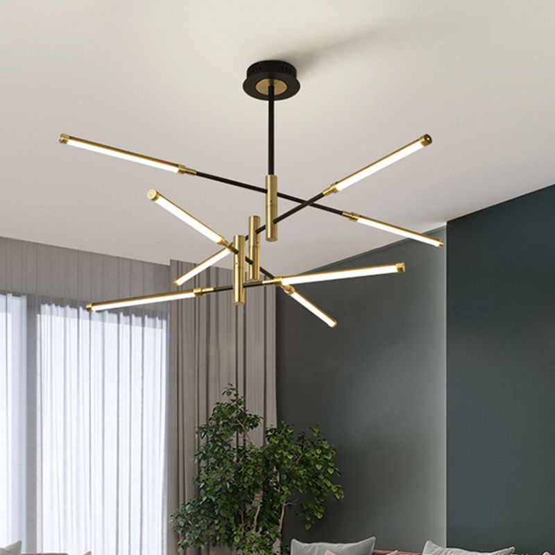 Acrylic Multi-Tier Ceiling Pendant Light Minimalistic LED Chandelier Lighting Fixture