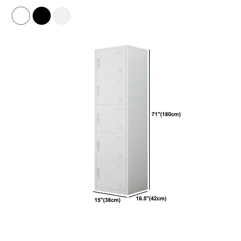 Contemporary Steel Wardrobe Armoire Hinged Wardrobe Cabinet for Bedroom