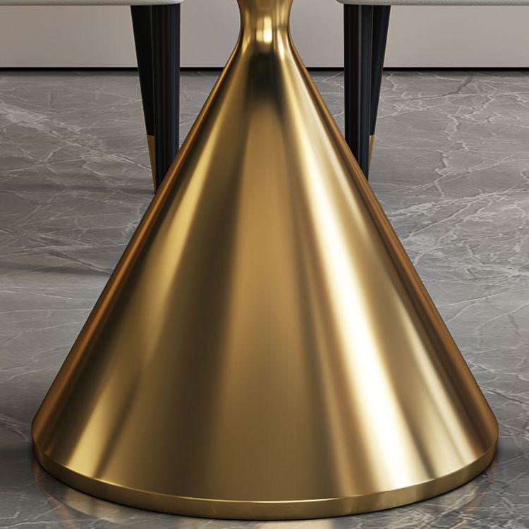 Contemporary 1/2/5/7 Pieces Furniture Round Stone Dining Set for Home