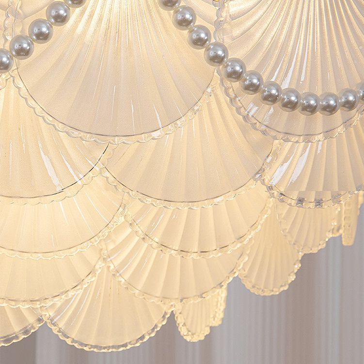 Nordic Ceiling Light Glass Flush Mount Light Fixture for Bedroom