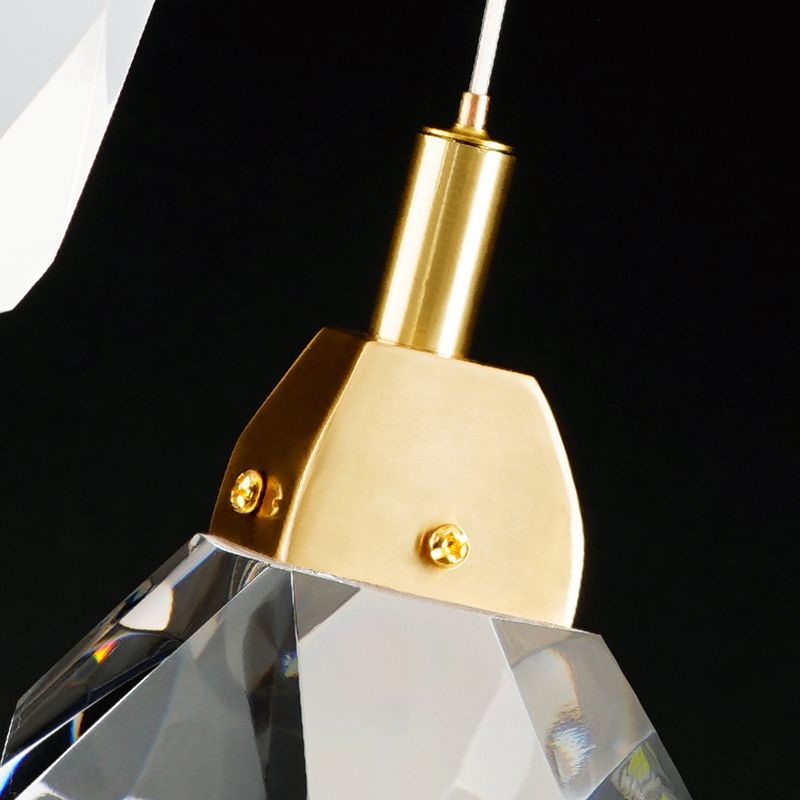Pendre en cristal penseur suspendu suspendu en or pour la chambre à coucher
