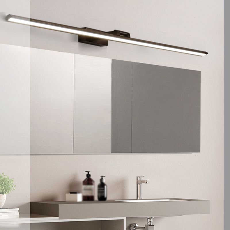 Simplicidad moderna Dicha de iluminación de tocador de tocador LED de baño.