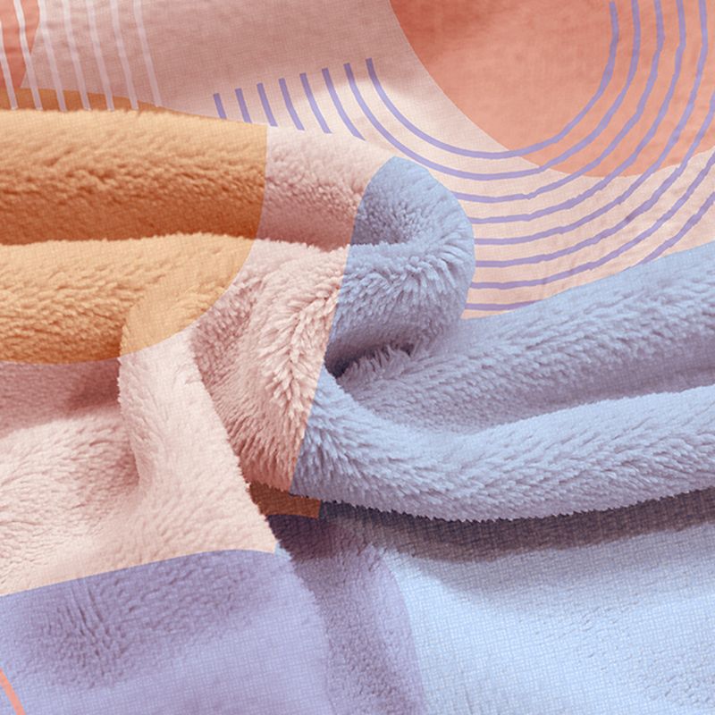 Sheet Sets Flannel Cartoon Printed Super Soft Wrinkle Resistant Breathable Bed Sheet Set