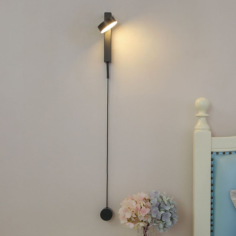 Modern Metal Rotatable Wall Light Geometric 8.5" High LED Wall Sconce for Living Room