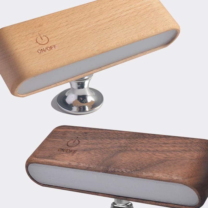 Luce di applique a parete regolabile moderno legno nordico e luce da parametro acrilico