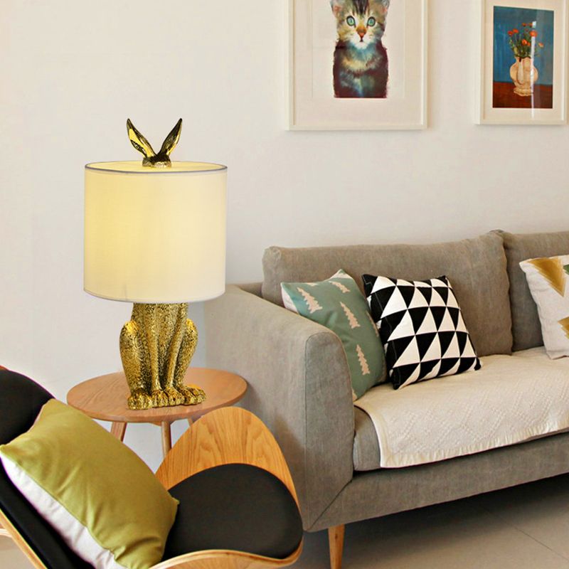Lampada da comodino mascherato LAMPAGGIO DECINATIVO RESINA DECORATIVA LIGHT TABELLA CONSEGNA CON TRABBIGLIO DEL CILINDRO