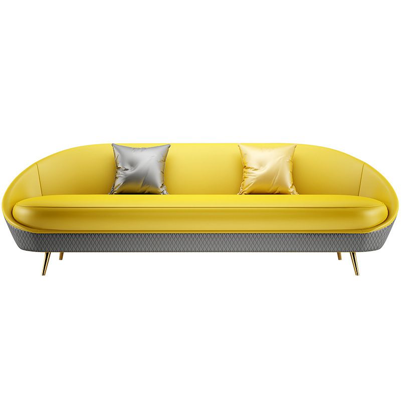 Sloped Arms No Distressing Sofa Stain Resistant Tight Back Sofa for Living Room
