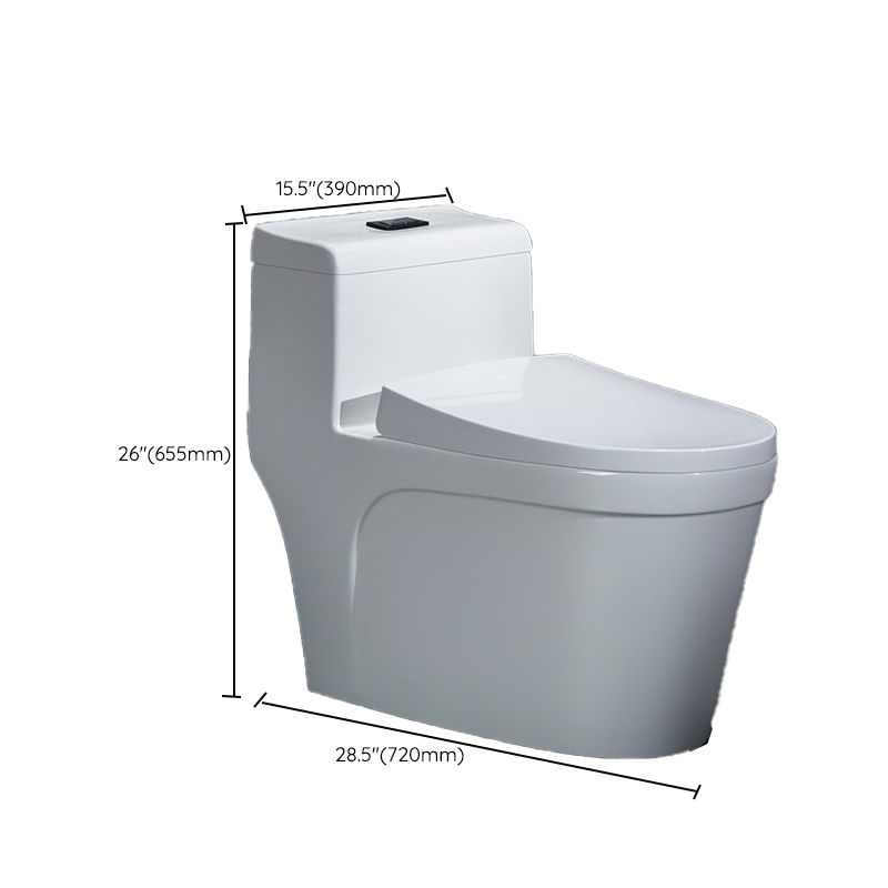 Modern 1 Piece Flush Toilet Seat Included Urine Toilet for Bathroom