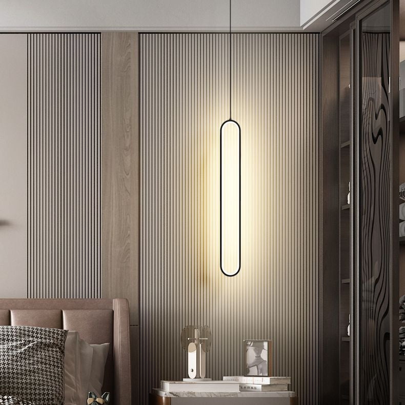 Aluminium -LED -LED Linear anheizt Licht im modernen präzisen Stil Kieselgel Kronleuchter für Wohnzimmer