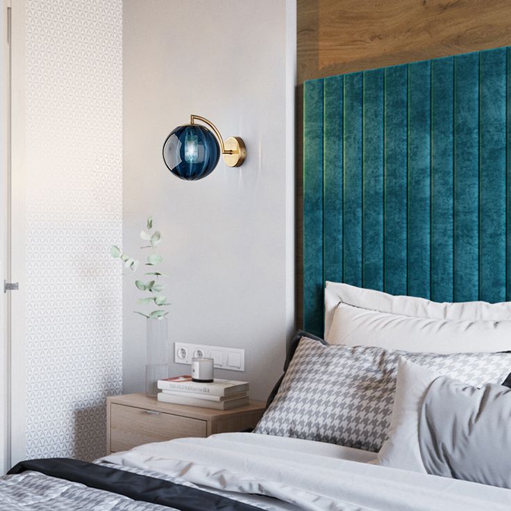 Moderne Simplicity Globe Wandmontierte Leuchtenmontage Glasmontage Leuchte für Wohnzimmer