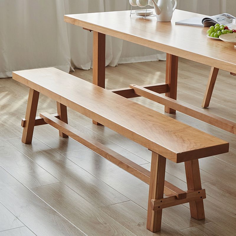 Solid Wood Furniture 1/4 Pieces Standard Height Dining Room Table Set