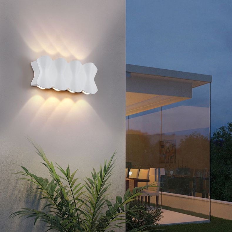 Golven multi lights wand gemonteerd licht aluminium moderne stijl led wand sconce