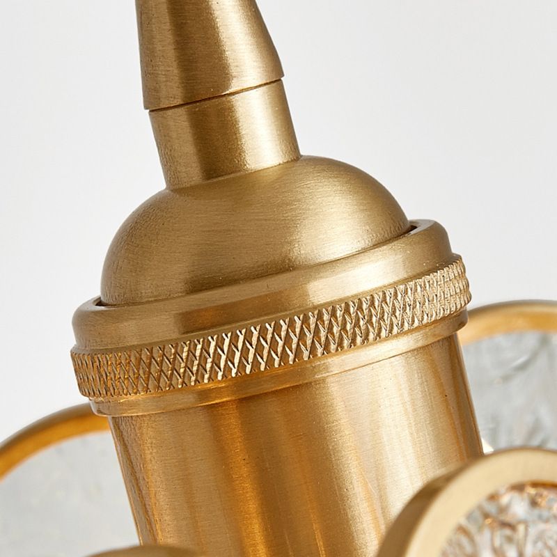 Moderner Blumenwandmontierhellglas 1 Leichte Wandmontagelampe