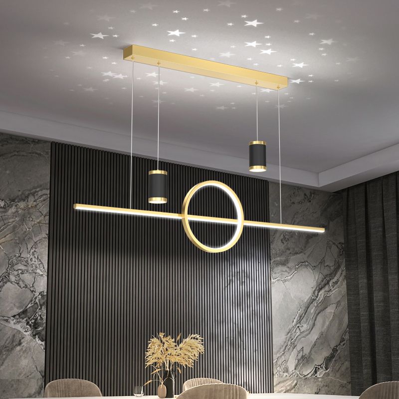 Contemporary Kitchen Pendant Lights Linear Chandelier Island Light Fixtures