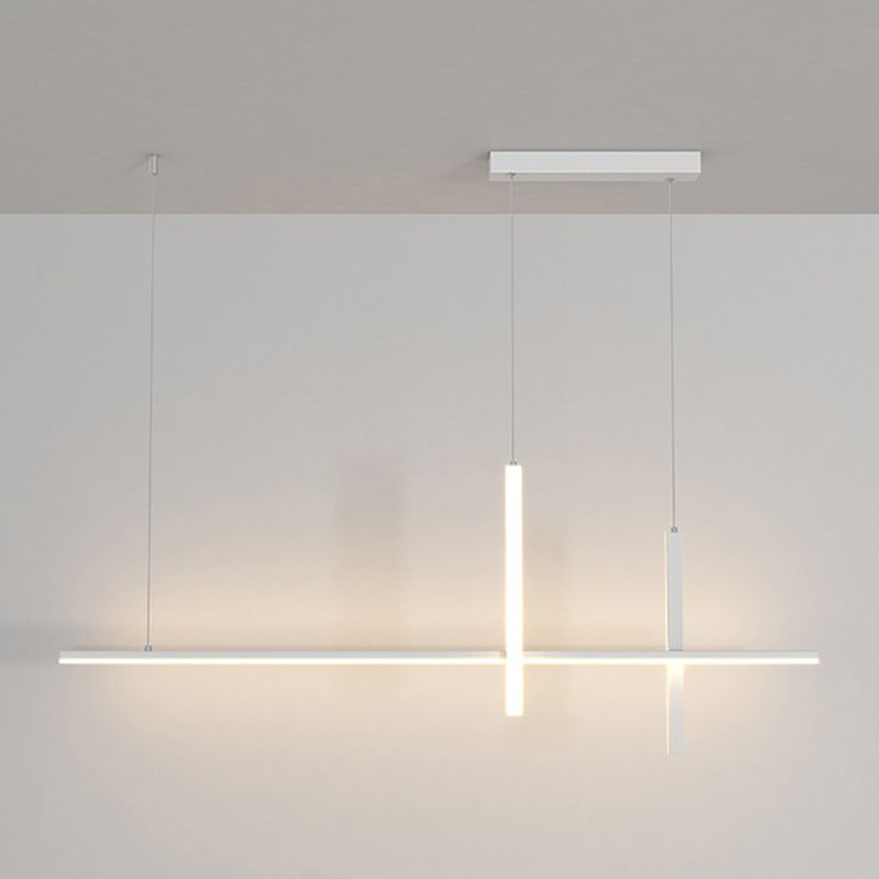 Modern White/Black Kitchen Island Lighting LED Ceiling Light for Dining Room