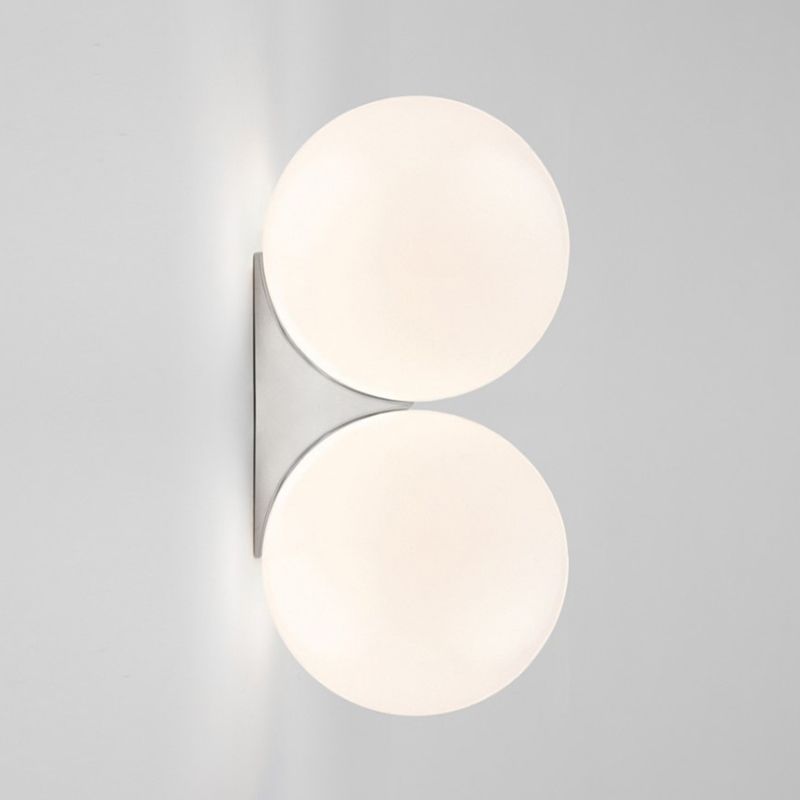 Glass Orb Wall Sconces Modern Style Multi Lights Wall Mounted Lamps