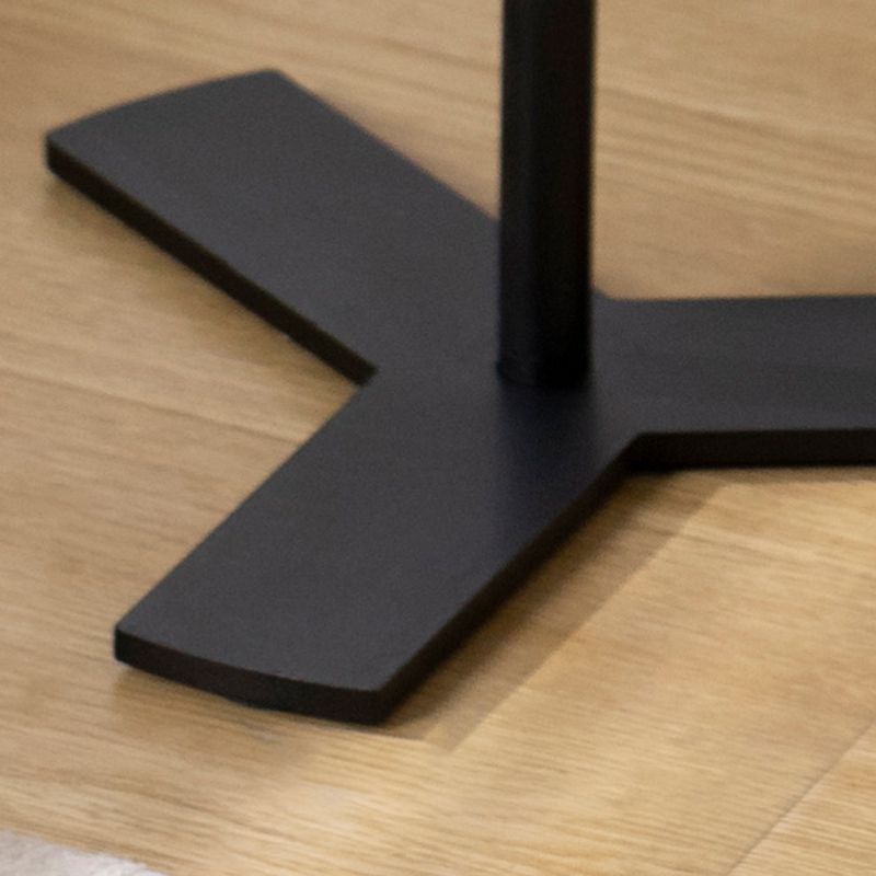 Round Pedestal Mid-Century End Table Minimalist Side End Table