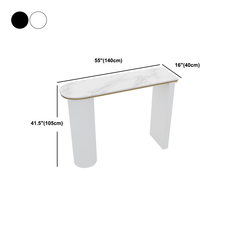 1/2/5 Pieces Modern Pub Table Set Irregular Shape Sintered Stone Top Counter Table Set
