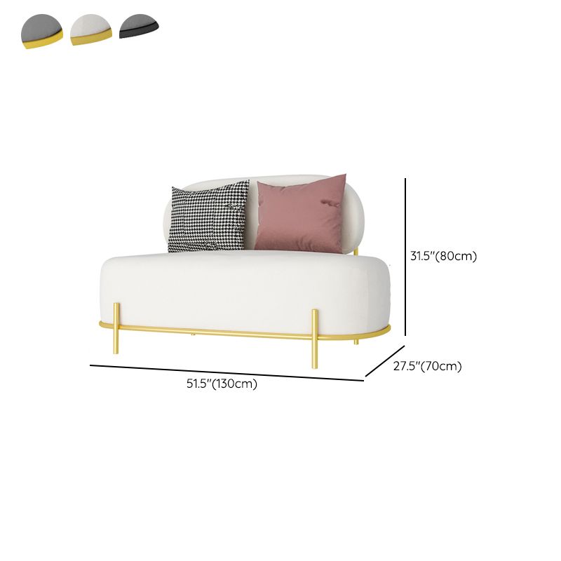 Contemporary Standard Velvet Sofa Armless Tight Back Seating