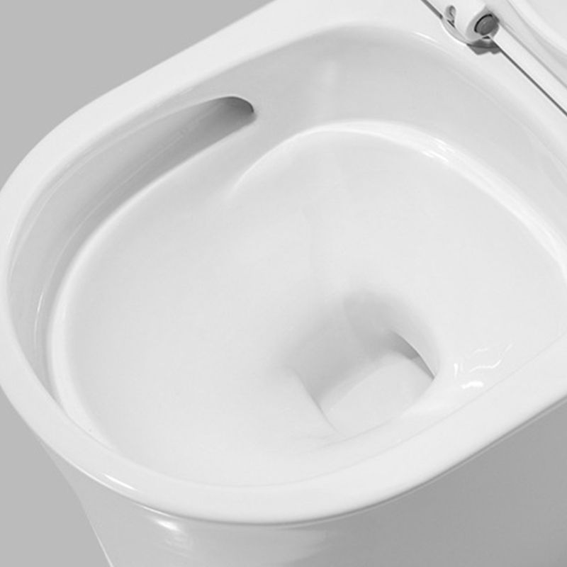 Modern One Piece Flush Toilet Floor Mounted White Toilet Bowl for Bathroom