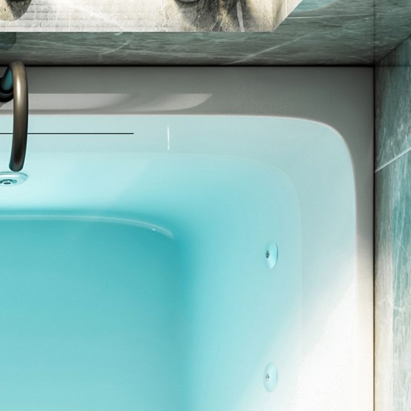 Modern Rectangular Alcove Bath Tub Acrylic Bath Tub for Home