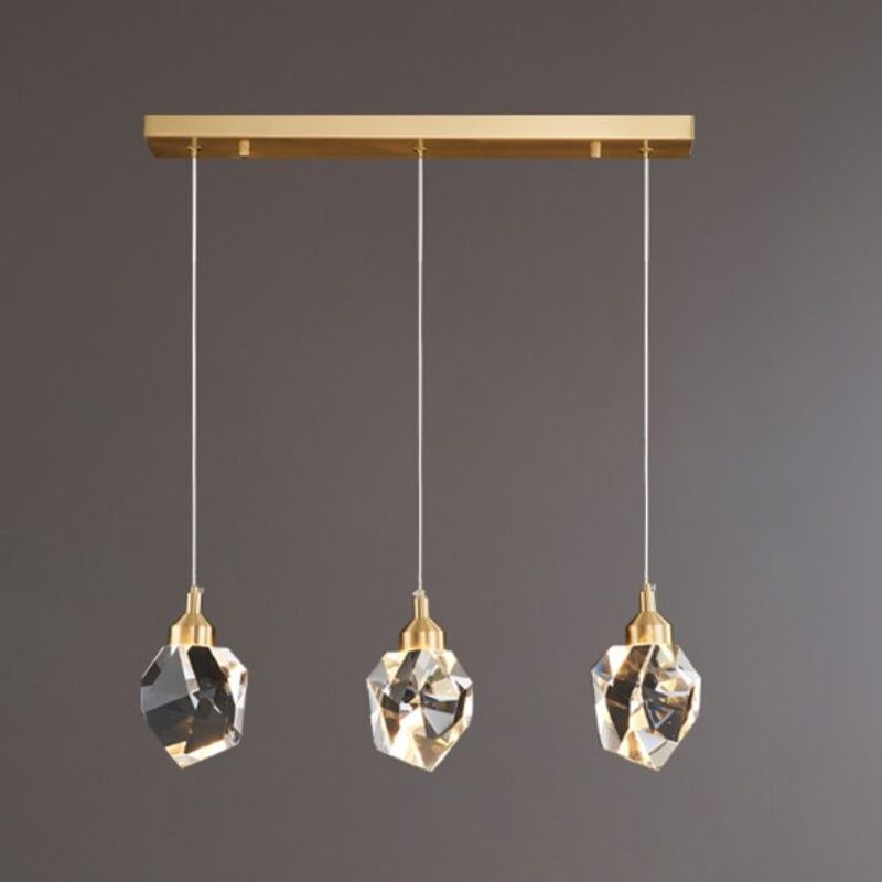 Pendre en cristal penseur suspendu suspendu en or pour la chambre à coucher