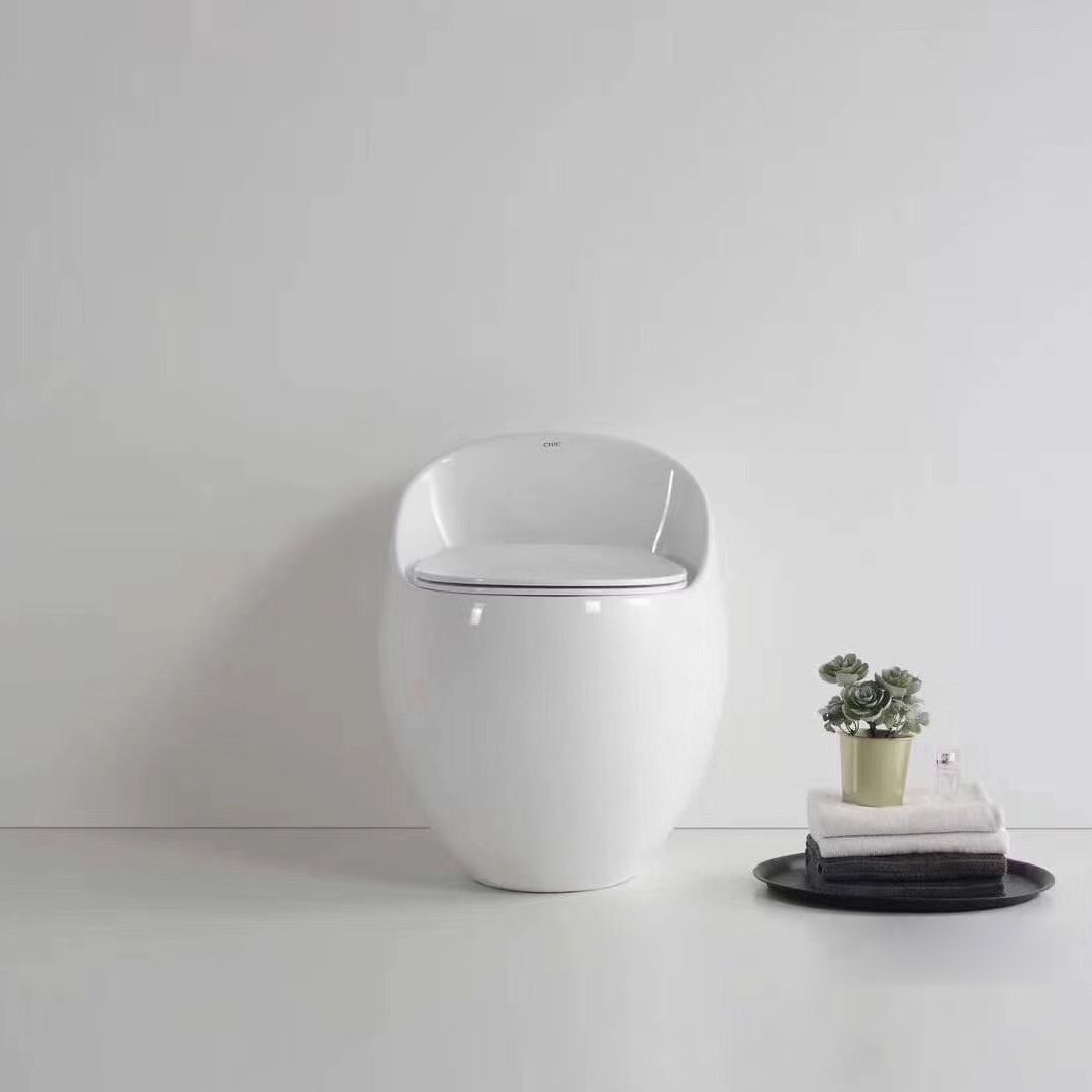 Modern UF Siphon Jet Toilet Bowl Floor Mount Flush Toilet with Toilet Seat
