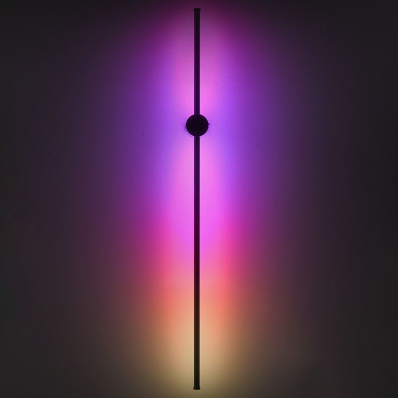 Moderne minimalistische stijl lineaire LED -wand gemonteerd verlichtingsarmatuur aluminium wand sconce verlichting voor woonkamer