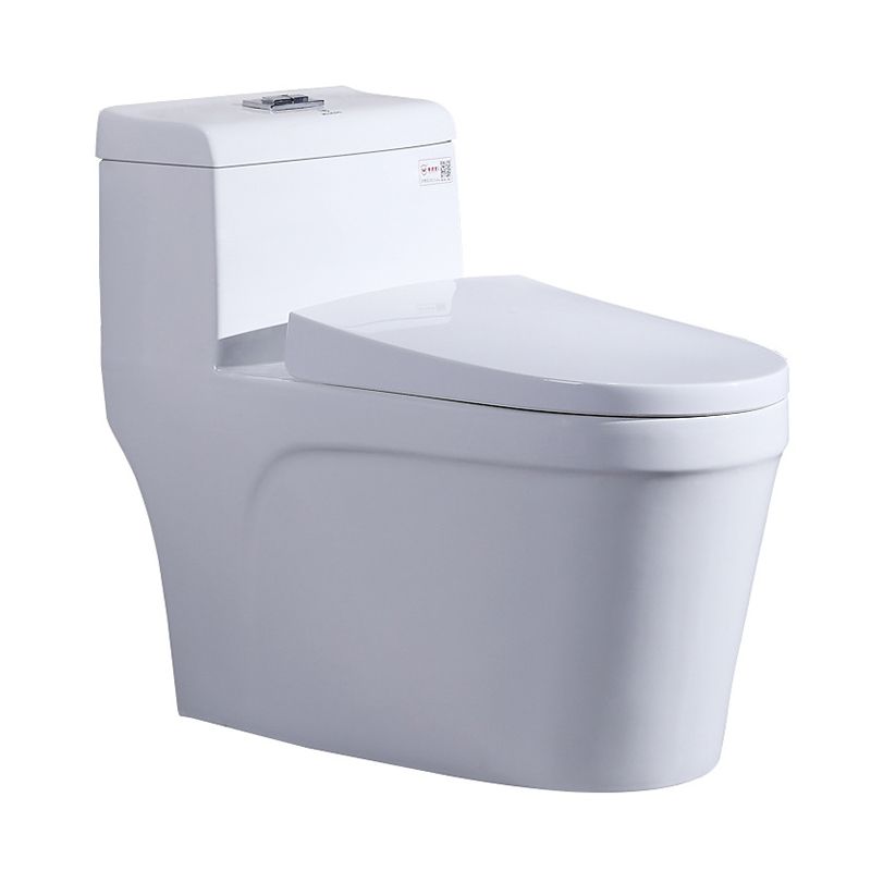 Modern Ceramic Toilet One Piece Flush Toilet with Toilet Seat
